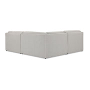 Yvette - 3-Piece Performance Boucle L-Sectional - Warm Gray - R&R Furniture Gallery (Fountain Valley, CA)