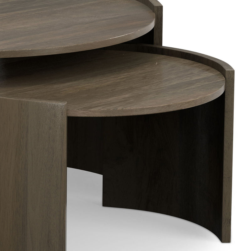 Robin - 2 Piece Nesting Table - Gray - R&R Furniture Gallery (Fountain Valley, CA)