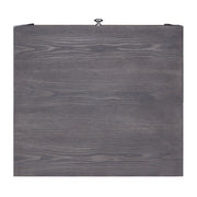 Iban - End Table - Gray Oak & Chrome - R&R Furniture Gallery (Fountain Valley, CA)