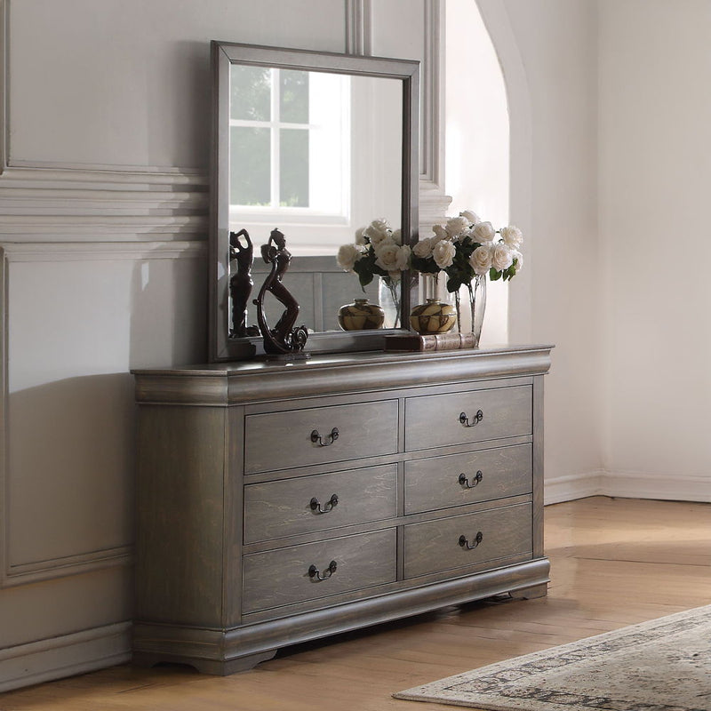 Louis Philippe - Accent Mirror - R&R Furniture Gallery (Fountain Valley, CA)