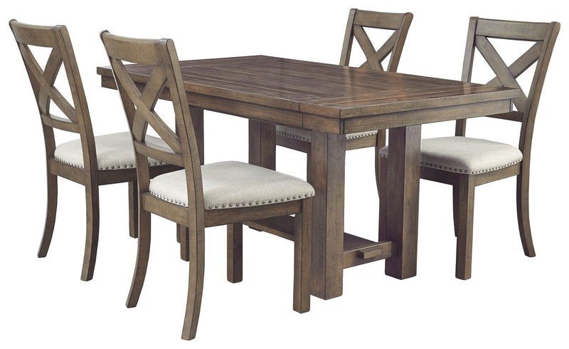 Moriville - Rectangular Dining Room Extension Table - Grayish Brown - R&R Furniture Gallery (Fountain Valley, CA)