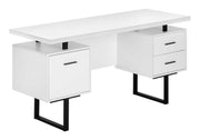 Computer Desk For Home Office, Laptop, Left, Right Set - Up, Storage Drawers, Contemporary & Modern - R&R Furniture Gallery (Fountain Valley, CA)