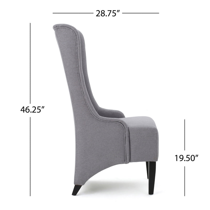 Alight - Upholstered Dining Chair With High Back And Birch Wood Legs (Set of 2) - R&R Furniture Gallery (Fountain Valley, CA)