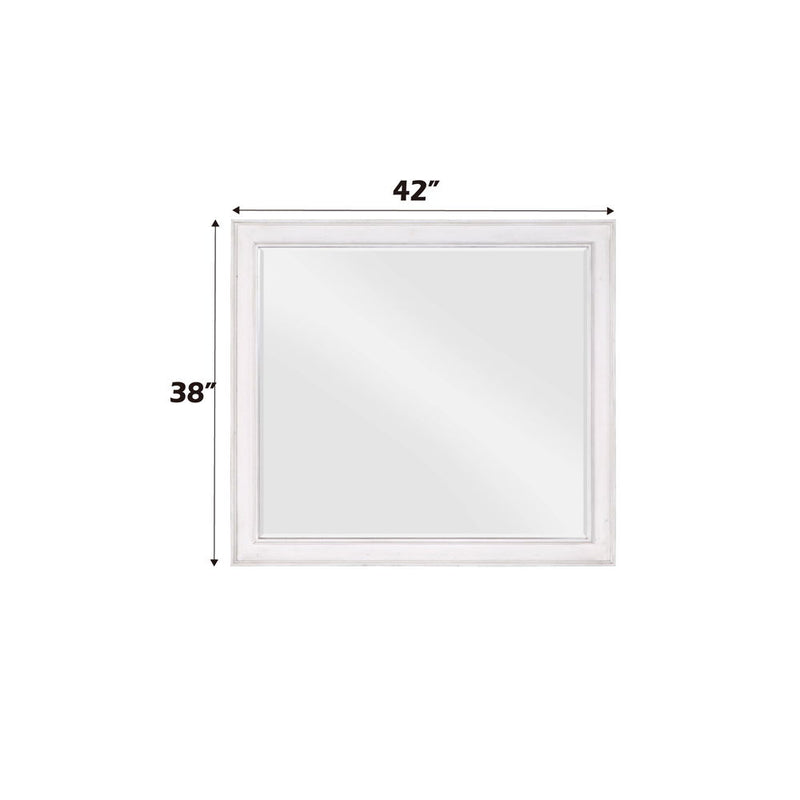 Katia - Mirror - Rustic Gray & Weathered White - R&R Furniture Gallery (Fountain Valley, CA)
