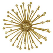 Uttermost Aga gold metal wall decor set of 3 with modern geometric design for stylish home wall accents