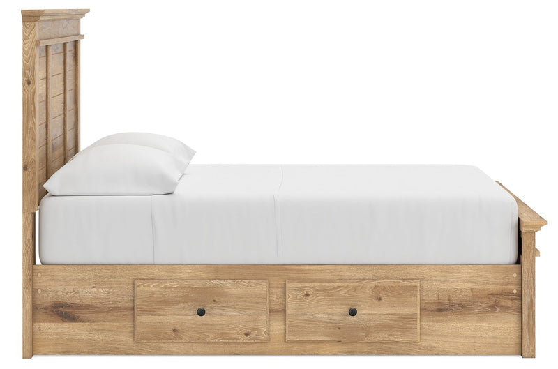 Makidern - Panel Storage Bed With 2 Under Bed Storage Units - R&R Furniture Gallery (Fountain Valley, CA)