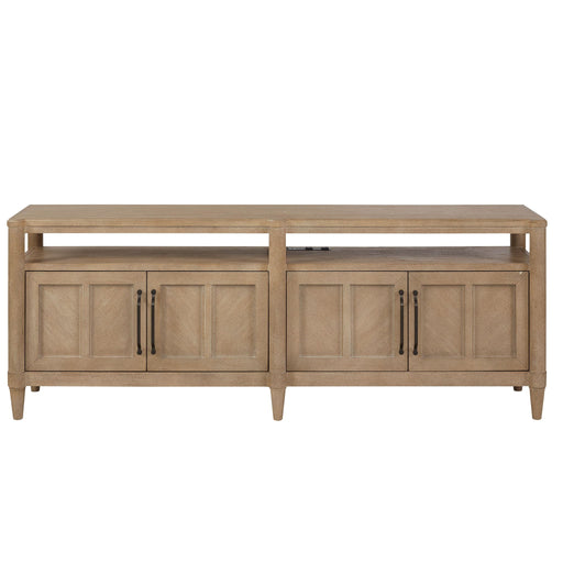 Entertainment Console With Storage - Sand - R&R Furniture Gallery (Fountain Valley, CA)