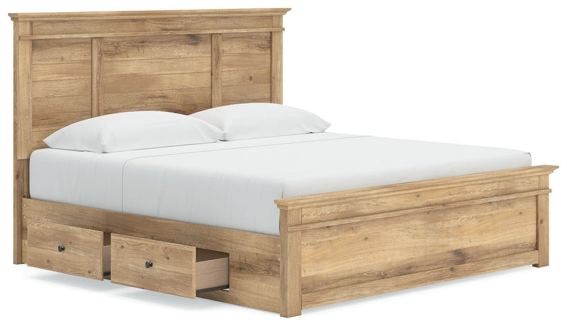 Makidern - Panel Storage Bed With Under Bed Storage Unit - R&R Furniture Gallery (Fountain Valley, CA)