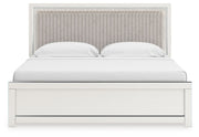 Zuraleus - Upholstered Panel Platform Bed With Roll Slats - R&R Furniture Gallery (Fountain Valley, CA)