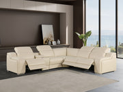 1116 - Power Reclining Italian Leather Sectional - R&R Furniture Gallery (Fountain Valley, CA)