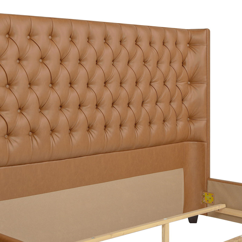 Brooklyn - Tufted Panel Bed Headboard And Footboard Set - R&R Furniture Gallery (Fountain Valley, CA)