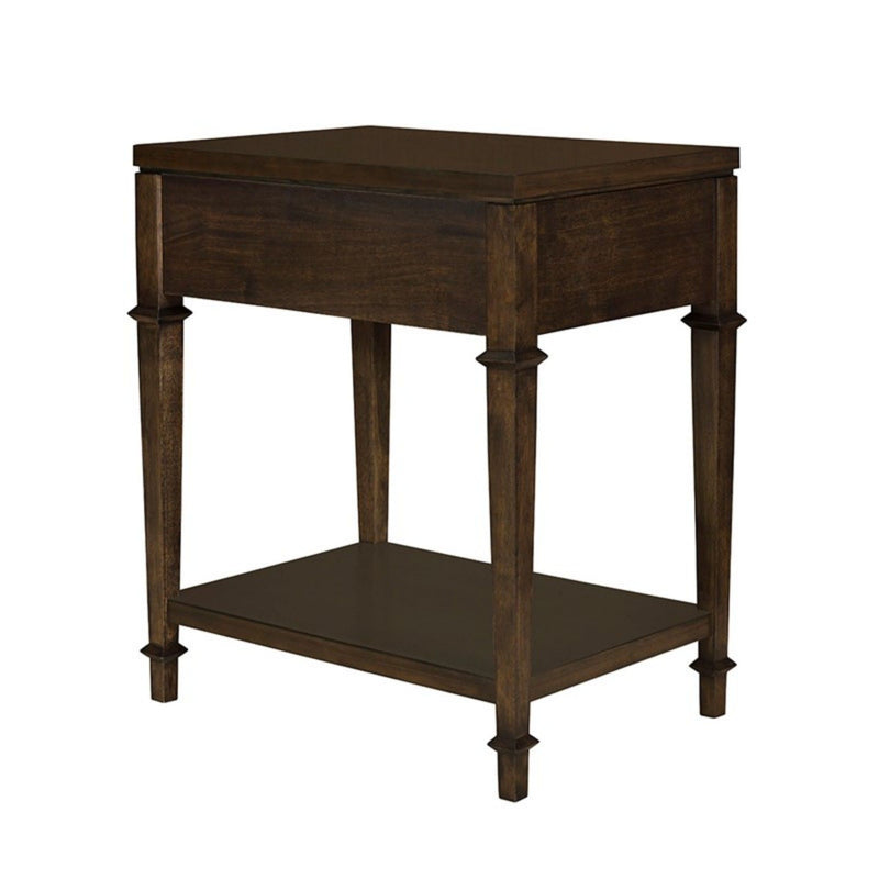 Kenna - Nightstand With Storage - Dark Coffee - R&R Furniture Gallery (Fountain Valley, CA)