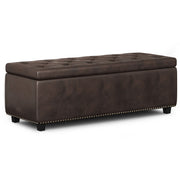Hamilton - Upholstered Storage Ottoman - R&R Furniture Gallery (Fountain Valley, CA)