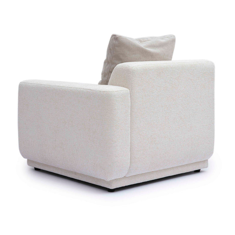Perry - Modular RAF Corner Chair - Cream - R&R Furniture Gallery (Fountain Valley, CA)