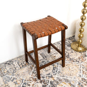 James - Mid-Century Modern Genuine Counter Stool - R&R Furniture Gallery (Fountain Valley, CA)