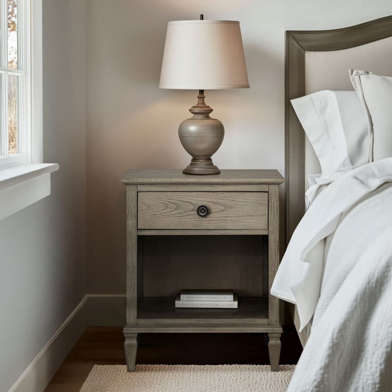 Victoria - Nightstand With Open Storage - R&R Furniture Gallery (Fountain Valley, CA)