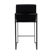 Lumi Source Fuji modern high-back counter stool set with sleek design and contemporary style, showcasing comfortable seating and sturdy construction.