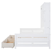 Daybed With All-In-One Cabinet And Shelf - R&R Furniture Gallery (Fountain Valley, CA)