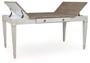 Skempton - RECT DRM Table w/Storage - White - R&R Furniture Gallery (Fountain Valley, CA)