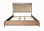 Elegant Design Upholstered And Strap Panel Bed - R&R Furniture Gallery (Fountain Valley, CA)