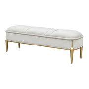 Scotts Square - Accent Bench - Light Champagne - R&R Furniture Gallery (Fountain Valley, CA)