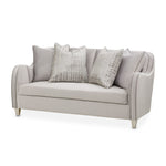Roxbury Park - Velvet Loveseat - Steel / Slate - R&R Furniture Gallery (Fountain Valley, CA)