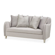 Roxbury Park - Velvet Loveseat - Steel / Slate - R&R Furniture Gallery (Fountain Valley, CA)