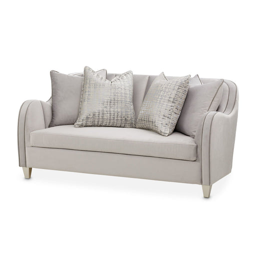 Roxbury Park - Velvet Loveseat - Steel / Slate - R&R Furniture Gallery (Fountain Valley, CA)