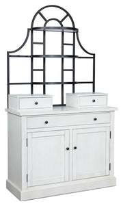 Greddinton - Baker's Rack - White - R&R Furniture Gallery (Fountain Valley, CA)