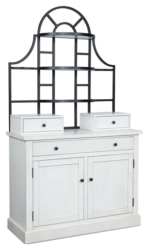 Greddinton - Baker's Rack - White - R&R Furniture Gallery (Fountain Valley, CA)