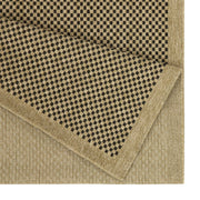 Earth - 5'3" X 7'3" Indoor, Outdoor Area Rug, Polypropylene - Jute / Black - R&R Furniture Gallery (Fountain Valley, CA)