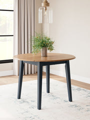 Gesthaven - Round Dining Room Drop Leaf Table - R&R Furniture Gallery (Fountain Valley, CA)