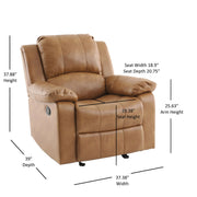 Charlotte - Glider Recliner With Classic Style - R&R Furniture Gallery (Fountain Valley, CA)