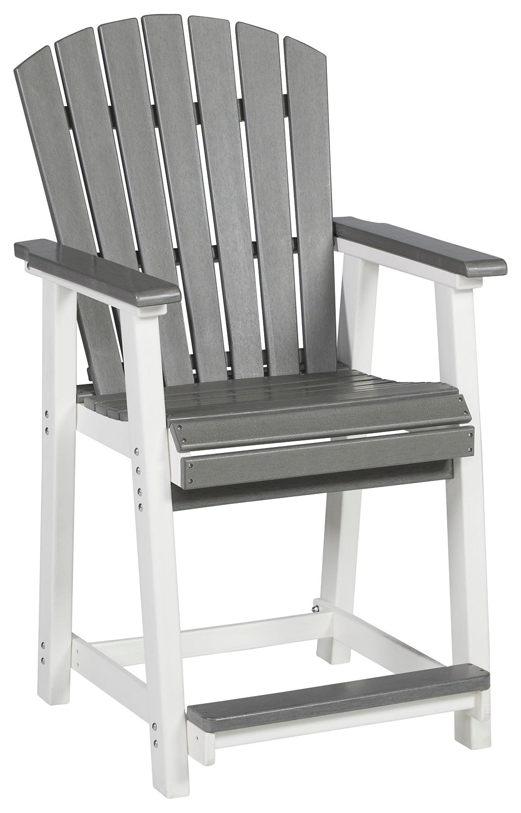Transville - Barstool (Set of 2) - Gray / White - R&R Furniture Gallery (Fountain Valley, CA)