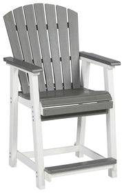 Transville - Barstool (Set of 2) - Gray / White - R&R Furniture Gallery (Fountain Valley, CA)