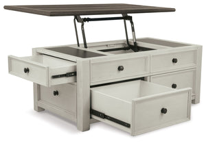 Bolanburg - Lift Top Cocktail Table - White / Brown / Beige - R&R Furniture Gallery (Fountain Valley, CA)