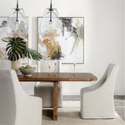 Lyra - Extendable Dining Table - Smoke Brown - R&R Furniture Gallery (Fountain Valley, CA)