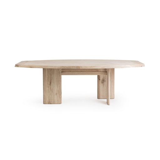 Classic Home Sorento dining table with wooden surface and sturdy legs, ideal for modern and contemporary dining rooms.
