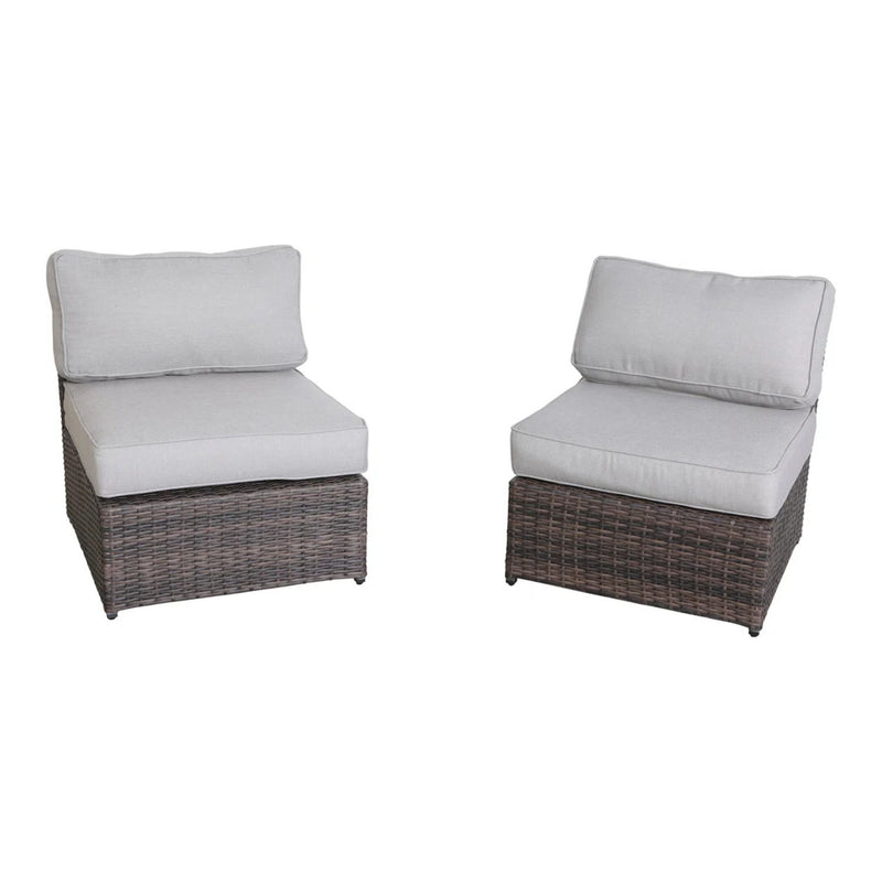 2 Person Wicker Conversation Set With Cushions, Weather Resistant - R&R Furniture Gallery (Fountain Valley, CA)
