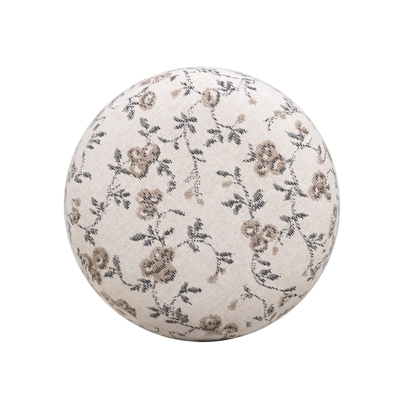 Bisou - Floral Jacquard Ottoman