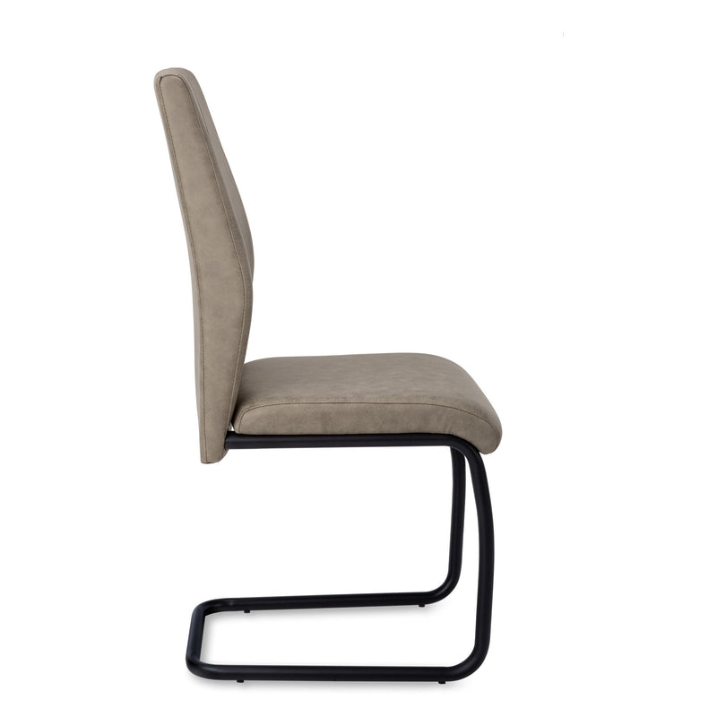 Dining Chair, Side, Upholstered For Dining Room, Contemporary & Modern (Set of 2) - R&R Furniture Gallery (Fountain Valley, CA)