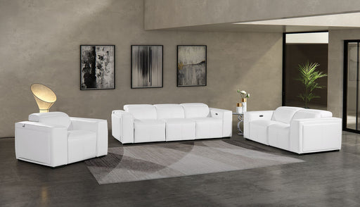 1224 - 6-Piece Modular Power Reclining Sofa, Loveseat & Chair Set In With 5 Power Recliners & Power Headrests - R&R Furniture Gallery (Fountain Valley, CA)