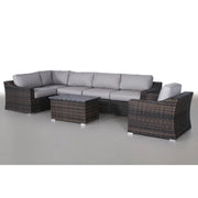 Stylish Sofa Seating Group With Cushions Perfect For Outdoor Gatherings - R&R Furniture Gallery (Fountain Valley, CA)