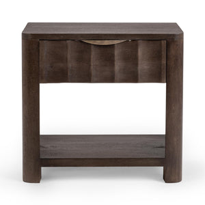 Baylee - 1 Drawer Nightstand - Cocoa Brown - R&R Furniture Gallery (Fountain Valley, CA)