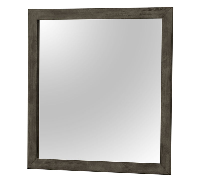 Modern design transitional wall mirror by Glory Furniture featuring a sleek frame and reflective glass for stylish wall decor.
