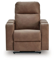 Lorrenton - Glider Power Recliner With Audio System - Caramel - R&R Furniture Gallery (Fountain Valley, CA)