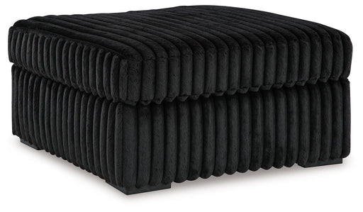 Midnight-Madness - Oversized Accent Ottoman - R&R Furniture Gallery (Fountain Valley, CA)
