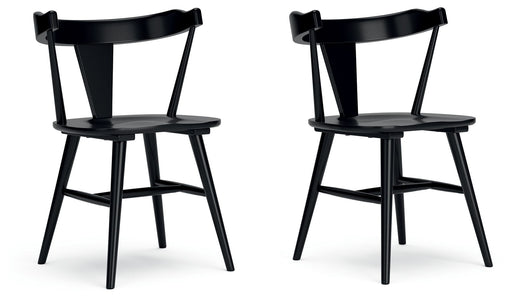 Gretlynn - Dining Room Side Chair (Set of 2) - Black - R&R Furniture Gallery (Fountain Valley, CA)