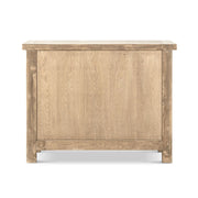 Jennifer Taylor Home Rowan 2-door natural accent cabinet with wood finish and stylish design, perfect for living or entryway decor.