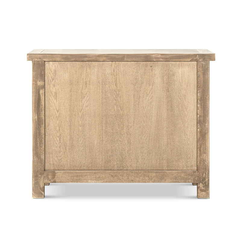 Jennifer Taylor Home Rowan 2-door natural accent cabinet with wood finish and stylish design, perfect for living or entryway decor.